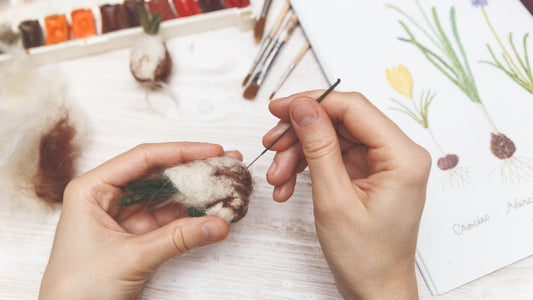 Needle felting techniques